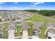 Expansive aerial view of a residential community with manicured lawns and modern homes at 5403 Fez Ct, Brooksville, FL 34602