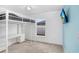 Bright bedroom with a bunk bed, desk, and a TV on the wall at 5403 Fez Ct, Brooksville, FL 34602