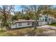 Charming single-story home featuring a well-maintained front yard and mature trees at 4420 Pompano Se Dr, St Petersburg, FL 33705