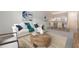Open-concept living and dining area with stylish furniture and decor at 1311 Powderpuff Dr # 4, Dunedin, FL 34698