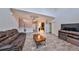 Spacious open concept living room with a vaulted ceiling and open floor plan at 2160 Chianti Pl # 11-0117, Palm Harbor, FL 34683