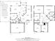Detailed floor plan showcasing layout of a 3,350 sq ft home with two floors, including room dimensions at 587 Lakewood Dr, Oldsmar, FL 34677