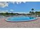 Inviting outdoor pool with scenic waterfront views, perfect for relaxation and recreation at 2424 W Tampa Bay Blvd # B201, Tampa, FL 33607