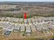 Aerial view of home in a lakeside community at 13456 Marble Sands Ct, Hudson, FL 34669