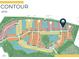 Aerial view of the community layout, highlighting lot locations and nearby amenities and interstate at 1975 Pepper Grass Dr, North Port, FL 34289