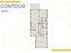 Detailed floor plan showcasing the layout of the Contour 18700 model home at 1975 Pepper Grass Dr, North Port, FL 34289