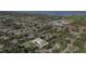 Wide aerial view of neighborhood featuring lush trees and waterfront views at 7312 7Th Nw Ave, Bradenton, FL 34209