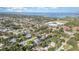 Beautiful aerial view of the neighborhood featuring lush trees and waterfront views at 7312 7Th Nw Ave, Bradenton, FL 34209