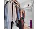 A well-organized closet offers ample storage space and features practical shelving for efficient organization at 216 21St Ne Ave, St Petersburg, FL 33704
