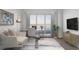 Bright home office overlooking the water features stylish decor and comfortable furnishings at 2910 W Barcelona St # Ph-2303, Tampa, FL 33629