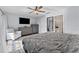Spacious main bedroom with plush carpet, closet, ensuite bathroom and plenty of natural light at 6320 Grand Bahama Cir # 6320, Tampa, FL 33615