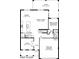 First floor plan featuring an open kitchen, dining, Gathering room, study, lanai and first floor bedroom at 7878 Greenway Ave, Wesley Chapel, FL 33544
