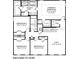 Second floor plan includes owner's suite, three additional bedrooms, loft, and laundry room at 7878 Greenway Ave, Wesley Chapel, FL 33544