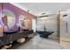 Contemporary bathroom offers dual sinks, marble countertop, sleek soaking tub, and modern shower at 5809 Cruiser Way, Tampa, FL 33615