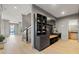 Convenient mudroom with built-in storage and desk space near stairway at 807 W Park Ave, Tampa, FL 33602