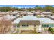 Overhead view of a residential area showcasing well-maintained homes and landscaping at 8330 Vendome N Blvd, Pinellas Park, FL 33781