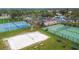 Community recreation with tennis, basketball, and volleyball courts provide ample opportunities for outdoor activities at 13108 Dobree Pl, Riverview, FL 33579