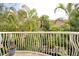 Balcony view of lush tropical foliage creating a serene outdoor retreat at 6224 Vista Verde W Dr, St Petersburg, FL 33707