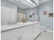 Spacious bathroom featuring double vanity sinks and modern fixtures at 6224 Vista Verde W Dr, St Petersburg, FL 33707