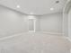 Spacious bonus room with neutral paint, carpet, and recessed lighting at 10825 Charmwood Dr, Riverview, FL 33569
