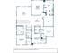 Upstairs floor plan showing bedroom and living spaces and their layout at 10825 Charmwood Dr, Riverview, FL 33569