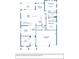 Detailed floor plan showcasing the layout of the home's main level at 10825 Charmwood Dr, Riverview, FL 33569