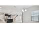 Open floor plan featuring the kitchen and dining area at 10825 Charmwood Dr, Riverview, FL 33569