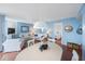 Inviting living space with a dining area, comfortable seating, and plenty of natural light at 6051 Sun Blvd # 504, St Petersburg, FL 33715