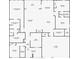 Detailed floorplan showcasing the layout of the home with labeled rooms and dimensions at 7532 Ashbrooke Pine Loop, Odessa, FL 33556