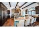 Well-appointed kitchen boasts ample seating and stainless steel appliances at 3901 Bayshore Ne Blvd, St Petersburg, FL 33703