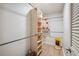 Simple walk-in closet with organizers at 513 Suwanee Cir, Tampa, FL 33606