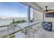 Enjoy amazing water views from this updated balcony, featuring new furniture and flooring at 6093 Bahia Del Mar Cir # 375, St Petersburg, FL 33715