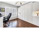 Bedroom with Murphy bed and built-in storage cabinets at 6093 Bahia Del Mar Cir # 375, St Petersburg, FL 33715
