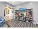 Inviting lounge area featuring elegant bookshelves, a flat screen TV, and stylish decor at 6093 Bahia Del Mar Cir # 375, St Petersburg, FL 33715