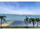 Beautiful waterfront view with palm trees and the beach at 6093 Bahia Del Mar Cir # 375, St Petersburg, FL 33715