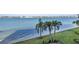 Beautiful waterfront view with palm trees and lush grass at 6093 Bahia Del Mar Cir # 375, St Petersburg, FL 33715