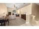 Spacious living room with a ceiling fan and carpeted floor at 1110 W Coral St, Tampa, FL 33602