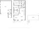 Second floor plan featuring bedrooms, kitchen, dining area and balcony layout at 460 87Th Avenue North, St Petersburg, FL 33702