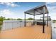 Rooftop deck boasts an outdoor grill kitchen with pergola, great for entertaining and skyline views at 460 87Th Avenue North, St Petersburg, FL 33702