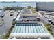 Aerial view of Town Shores shuffleboard courts and recreation center at 3010 59Th S St # 304, Gulfport, FL 33707