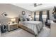 Bedroom with a modern design, neutral colors, and carpeted floor at 3010 59Th S St # 304, Gulfport, FL 33707