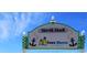 Town Shores sign for North Dock, with anchors and palm trees, indicating a marina area in Gulfport at 3010 59Th S St # 304, Gulfport, FL 33707