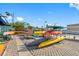 Kayak storage area for water enthusiasts, providing a convenient way to enjoy the waterfront lifestyle at 3010 59Th S St # 304, Gulfport, FL 33707