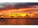 Beautiful sunset view over water with colorful clouds at 3010 59Th S St # 304, Gulfport, FL 33707