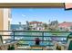 Waterfront view from a cozy balcony with comfortable seating and scenic surroundings at 363 Pinellas Bayway S # 41, Tierra Verde, FL 33715