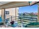 Relaxing balcony with beautiful waterfront views, providing a perfect outdoor retreat at 363 Pinellas Bayway S # 41, Tierra Verde, FL 33715