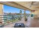 Inviting balcony with stunning waterfront views, comfortable seating, and a peaceful ambiance at 363 Pinellas Bayway S # 41, Tierra Verde, FL 33715