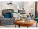 Cozy living room with comfortable furniture and neutral decor, enhancing the relaxing atmosphere at 363 Pinellas Bayway S # 41, Tierra Verde, FL 33715