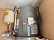 Close up of a newer Rheem hot water tank at 3722 Haven Dr, New Port Richey, FL 34652