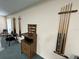 Cozy game room is equipped with billiard accessories for enjoying friendly competition and relaxation at 5400 Park N St # 209, St Petersburg, FL 33709